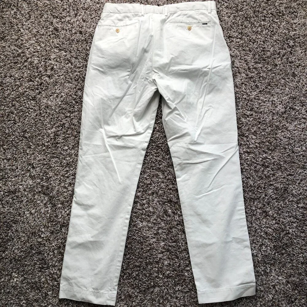 (Like New) Polo Ralph Lauren - Stretch Straight Fit Chino Pant (Deckwash White) - Picture 3 of 6